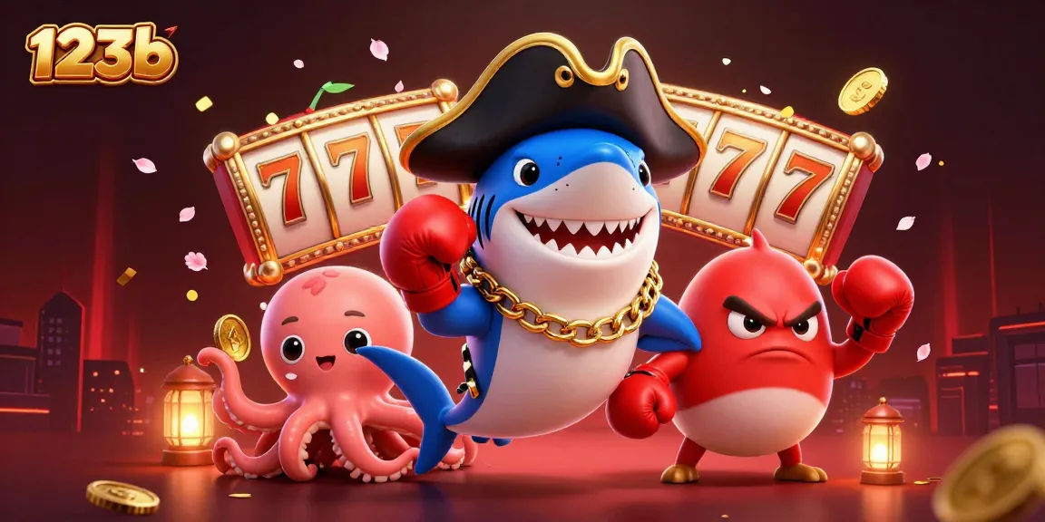Engage in thrilling gaming adventures with 123b, where vibrant characters and symbols create a captivating atmosphere.