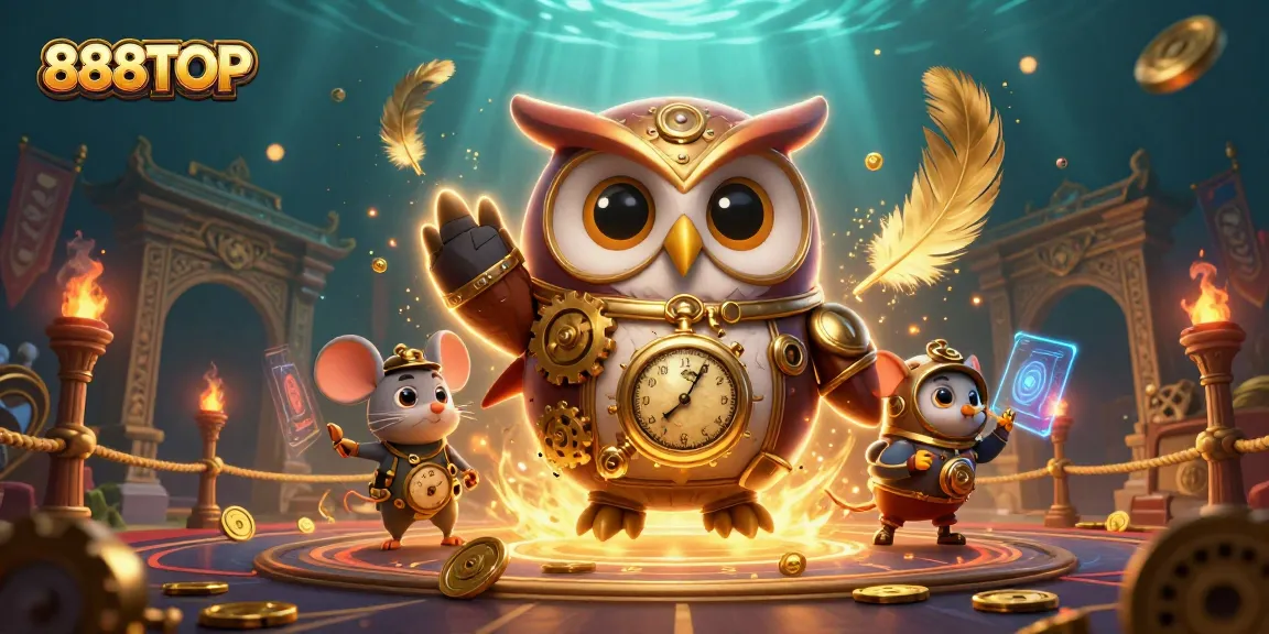 Experience thrilling gaming at 888TOP with immersive 3D casino art featuring vibrant characters and energetic gameplay.