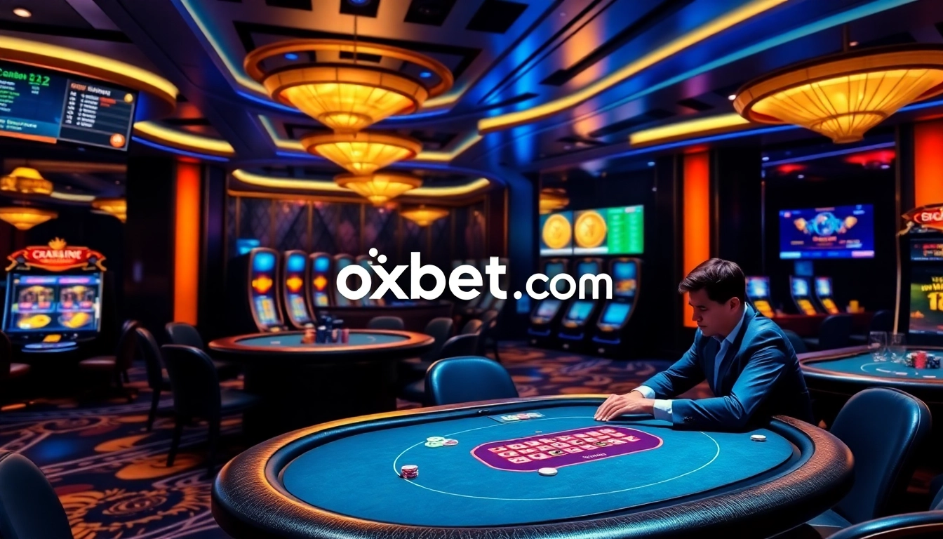 Experience the excitement of gaming at https://oxbet89.com/ with high-stakes poker and vibrant slot machines.