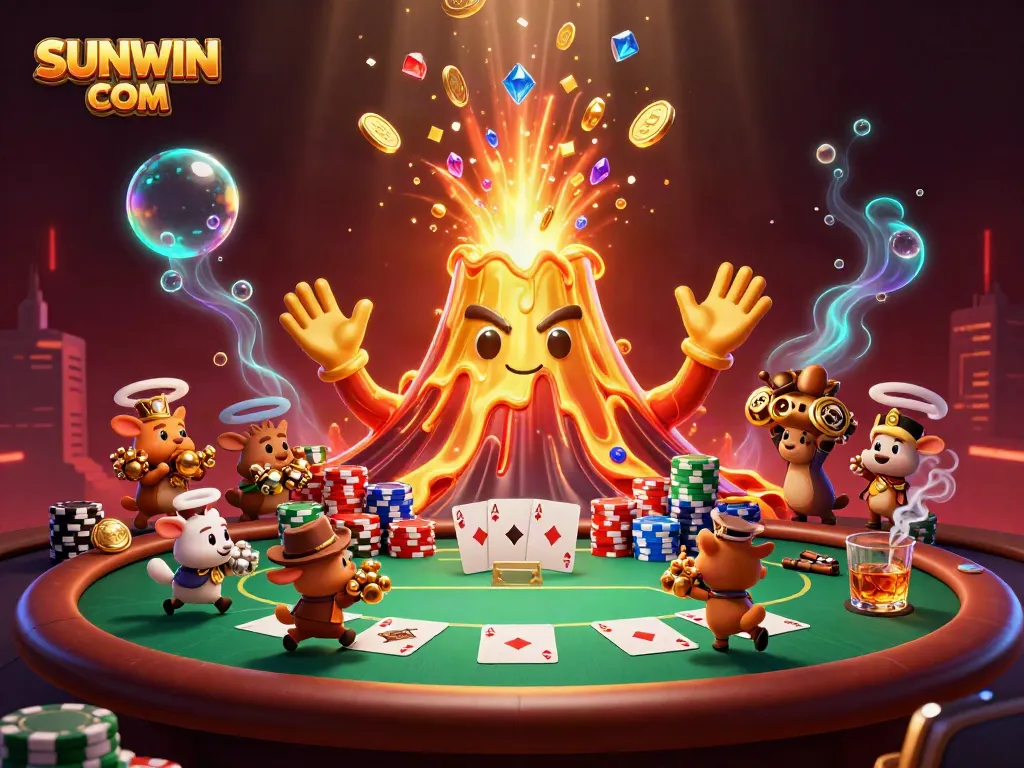 Engage with dynamic gambling action at SUNWIN COM featuring thrilling poker elements.