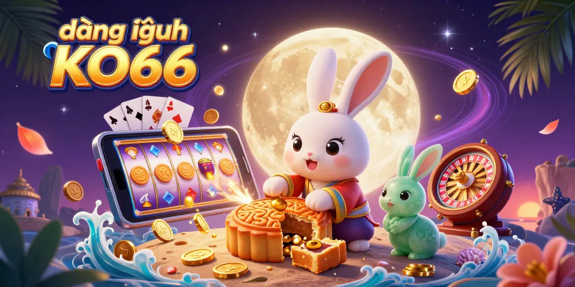 Experience đăng nhập KO66 in this rich 3D illustration filled with casino gaming excitement.