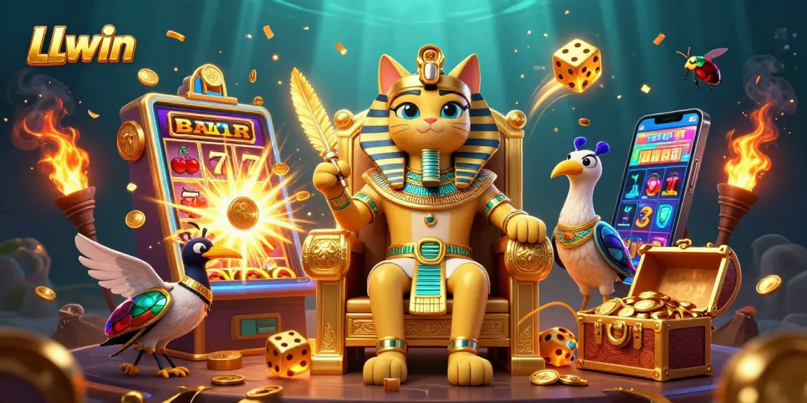Play thrilling games at LLwin with exotic treasures and exciting jackpots in this vibrant casino scene.
