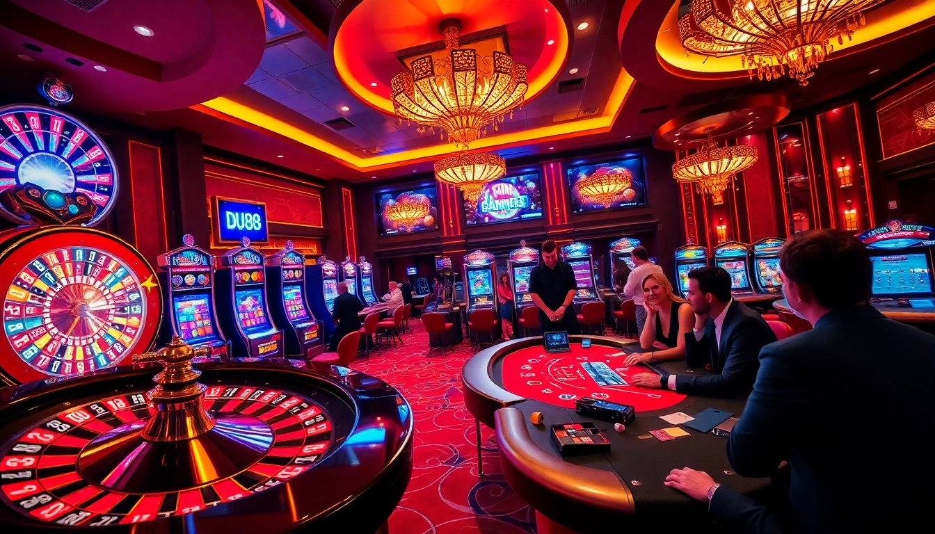 Engage with thrilling gaming experiences at https://du88.help/ featuring roulette, slots, and poker!