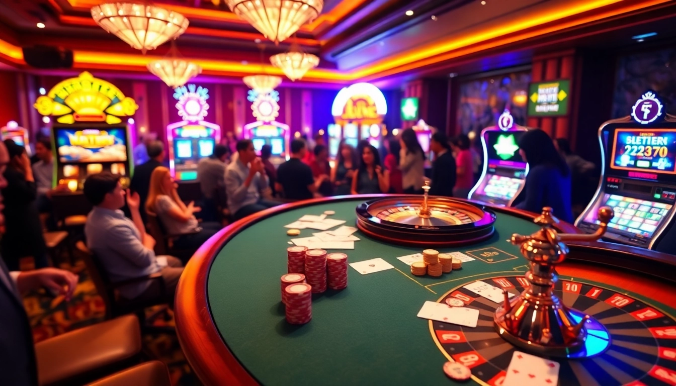 Experience the thrill of betting at NET88’s luxurious casino tables with vibrant visuals.