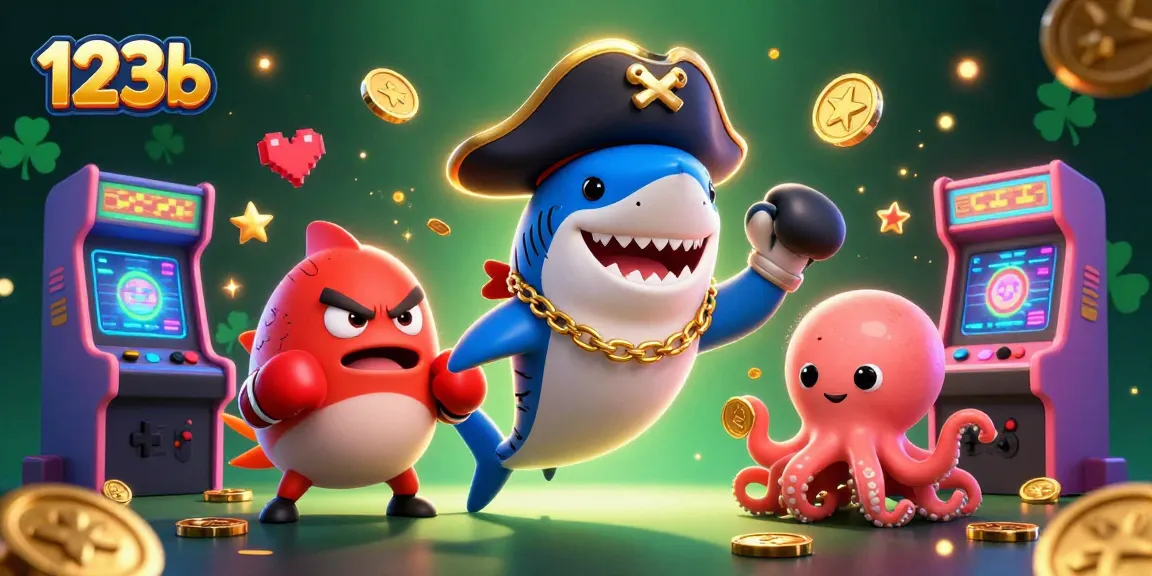 Engage in thrilling gaming action with 123b’s vibrant casino-themed 3D illustration.