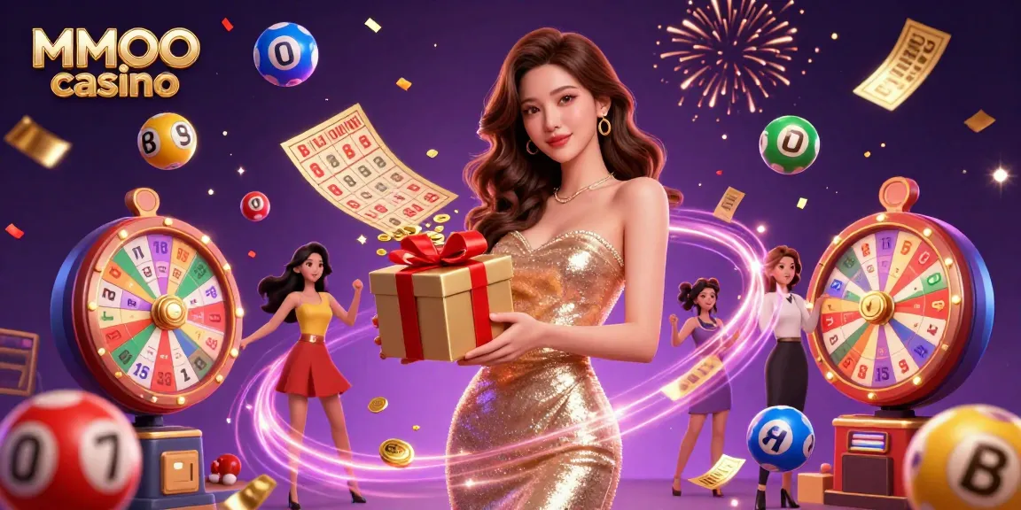 Engage with the thrilling MMOO casino atmosphere featuring vibrant games and festive Lunar New Year elements.