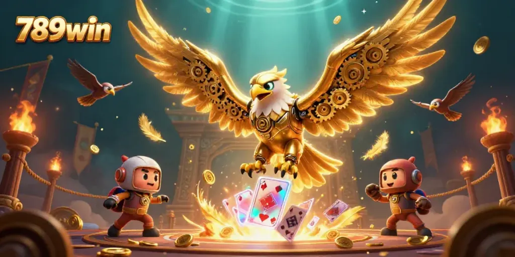 Experience thrilling gameplay with 789win in this vibrant, dynamic casino scene
