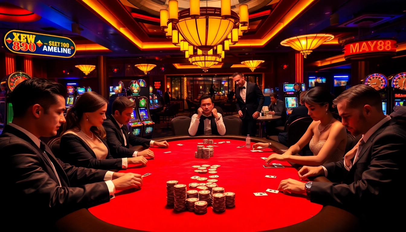 Experience thrilling poker at https://may88.click/ with luxurious casino vibes and excitement.