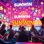 SUNWIN gaming platform showcasing vibrant online casino and sports betting experiences with dynamic graphics.