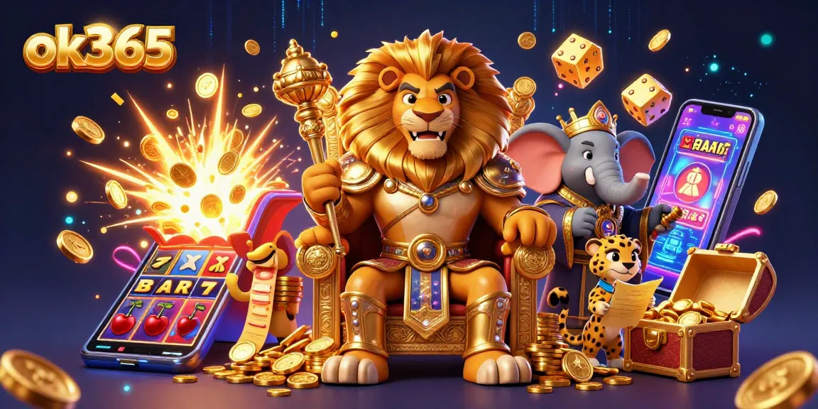 Spin the reels at ok365 with the lion king, winning coins and jackpots!