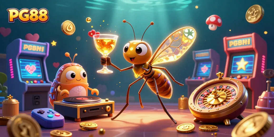 Experience exciting gambling adventures at PG88 with colorful 3D games and lively casino characters.